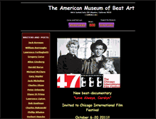 Tablet Screenshot of beatmuseum.org